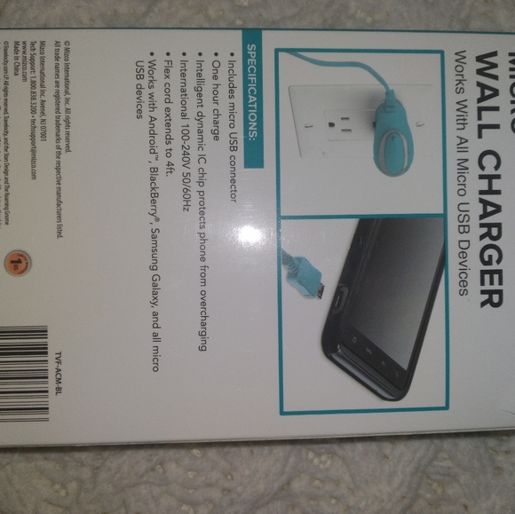 Micro Wall Charger USB Port ❤ - Picture 2 of 2